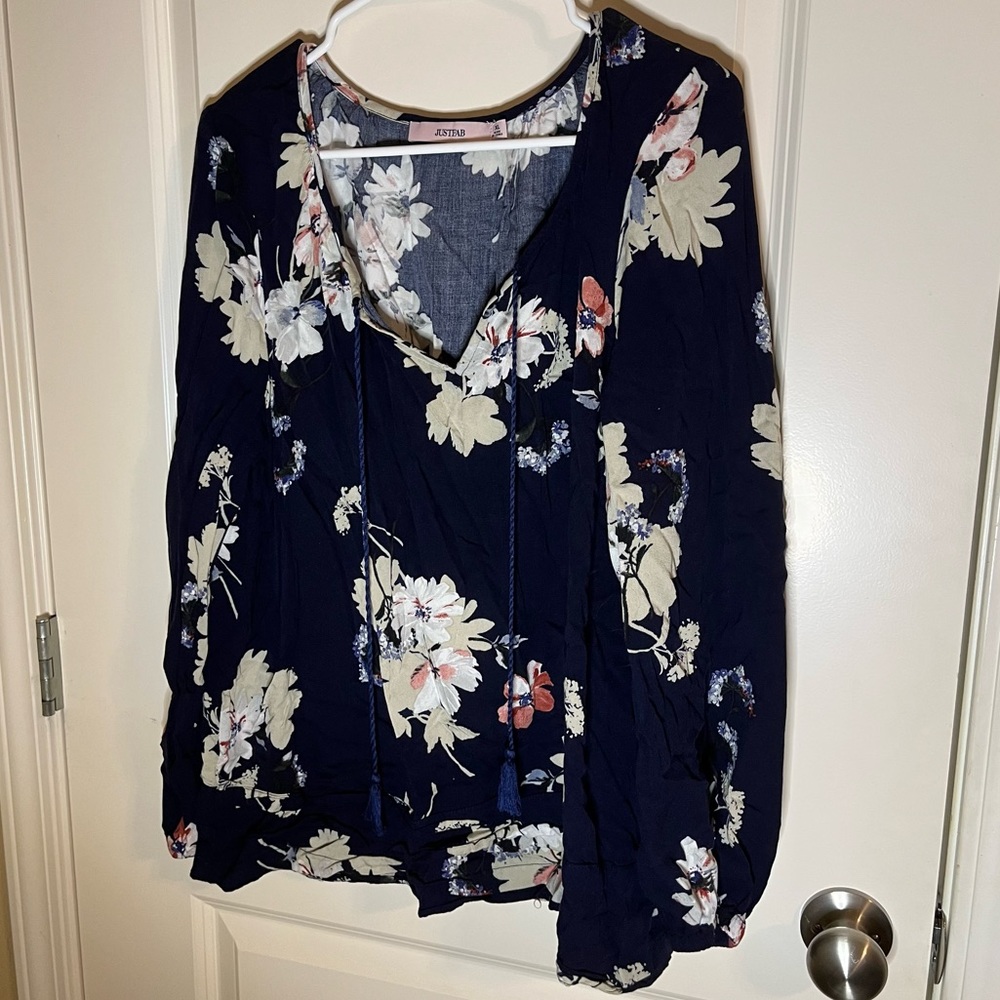 JustFab Floral Top